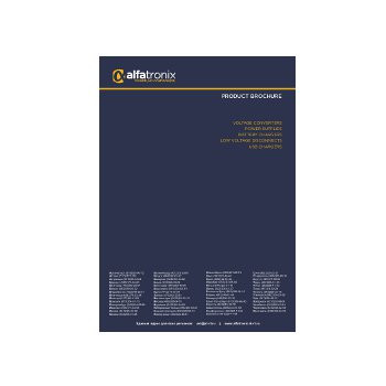 Katalog peralatan ALFATRONIX изготовителя Alfatronix